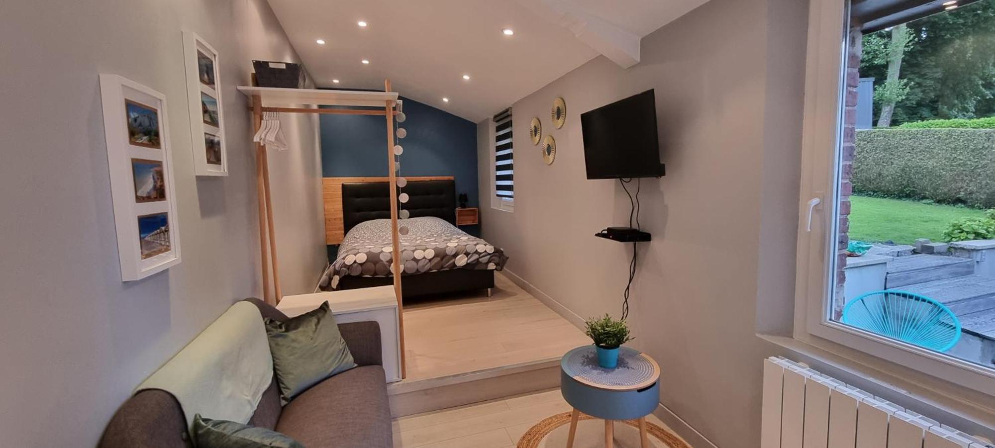 Studio Independant Avec Terrasse Vue Jardin Beauchamps  客房 照片